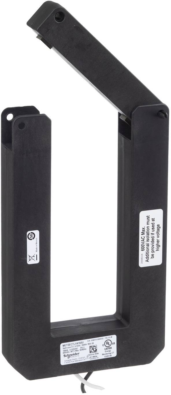 Schneider Electric METSECTLV4080U METSECTLV4080U Przekładnik prądowy do konwersji kabli 1 szt.-1