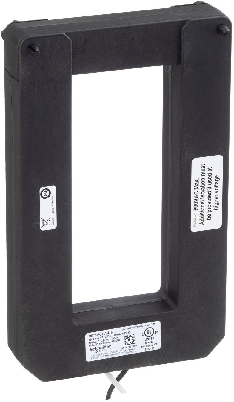 Schneider Electric METSECTLV4080U METSECTLV4080U Przekładnik prądowy do konwersji kabli 1 szt.-2