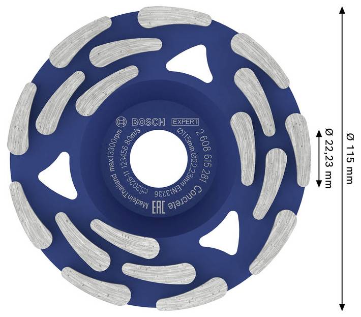 Bosch Accessories 2608615281 Tarcza Średnica 115 mm 1 szt.-2