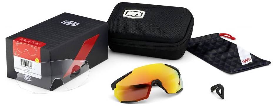100percent Racetrap 3.0 - Smoke Lens Glo 469-062-60004-00002 Okulary przeciwsłoneczne czarny-3