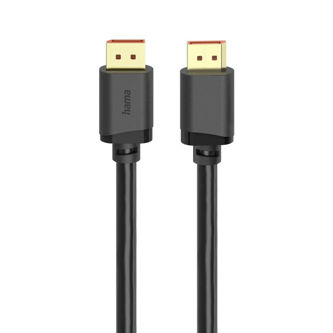 Кабель Hama DisplayPort, роз'єм DisplayPort, 2 м, чорний, 00202032, кабель 16K UHD DisplayPort