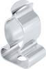 TRU COMPONENTS Zacisk mocujący kabel EMC Średnica otworu montażowego 3.2 mm Maksymalna średnica mocowania 11 mm Maksymalna grubość płytki 0.5 mm Stal sprężynowa ocynkowana srebrny 1 szt.