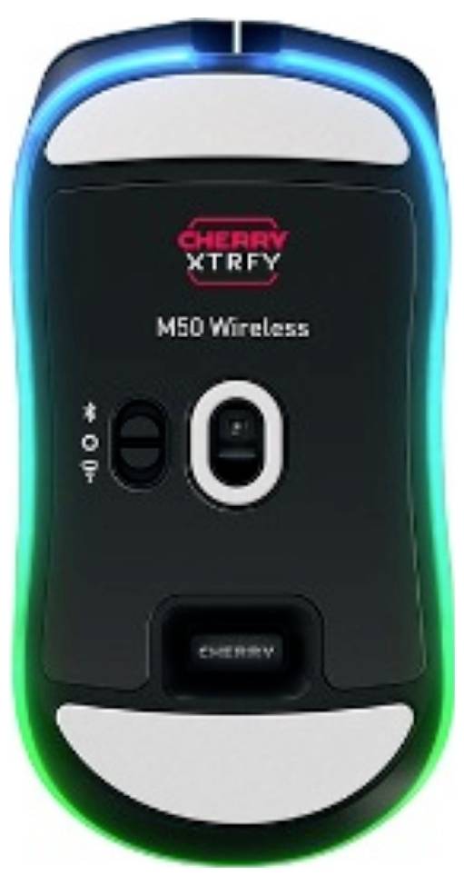 Mysz radiowa, Bluetooth® Cherry XTRFY M50 Black Wireless Mouse 12000 dpi-8