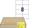 Avery-Zweckform 8024-300 Etykiety wysyłkowe 105 x 74 mm Papier biały 2400 szt. Trwały Drukarka Laserowa, Drukarka atramentowa