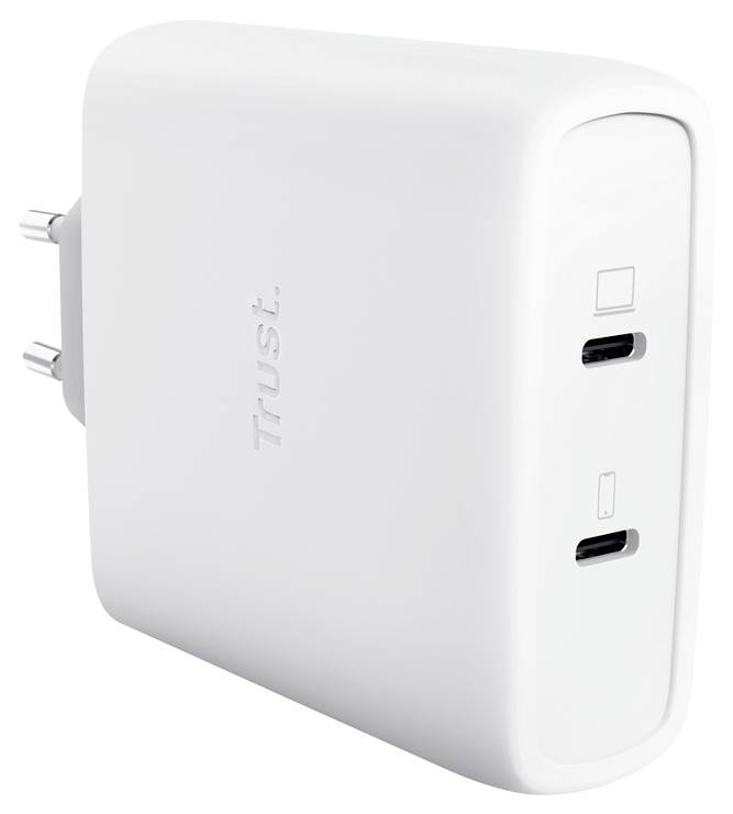 Зарядное устройство Trust USB Charger 100W Power Delivery 3.0 White House GaN