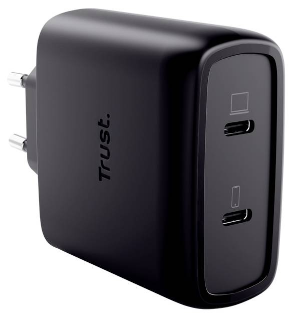 Зарядное устройство Trust Maxo USB 65 Вт Power Delivery 3.0 Black House GaN
