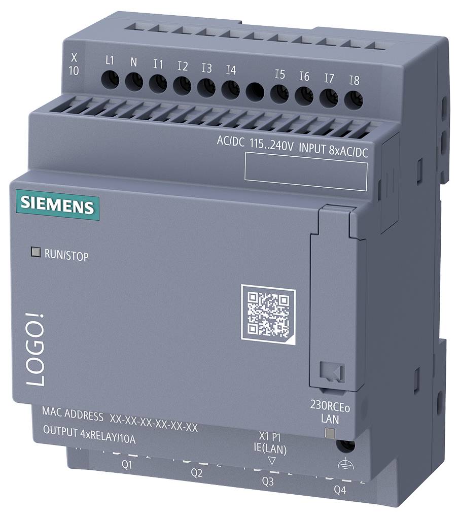 Модуль управления ПЛК Siemens 6ED1052-2FB08-0BA3, 115 В/переменный ток, 115 В/постоянный ток, 230 В/переменный ток, 230 В/постоянн