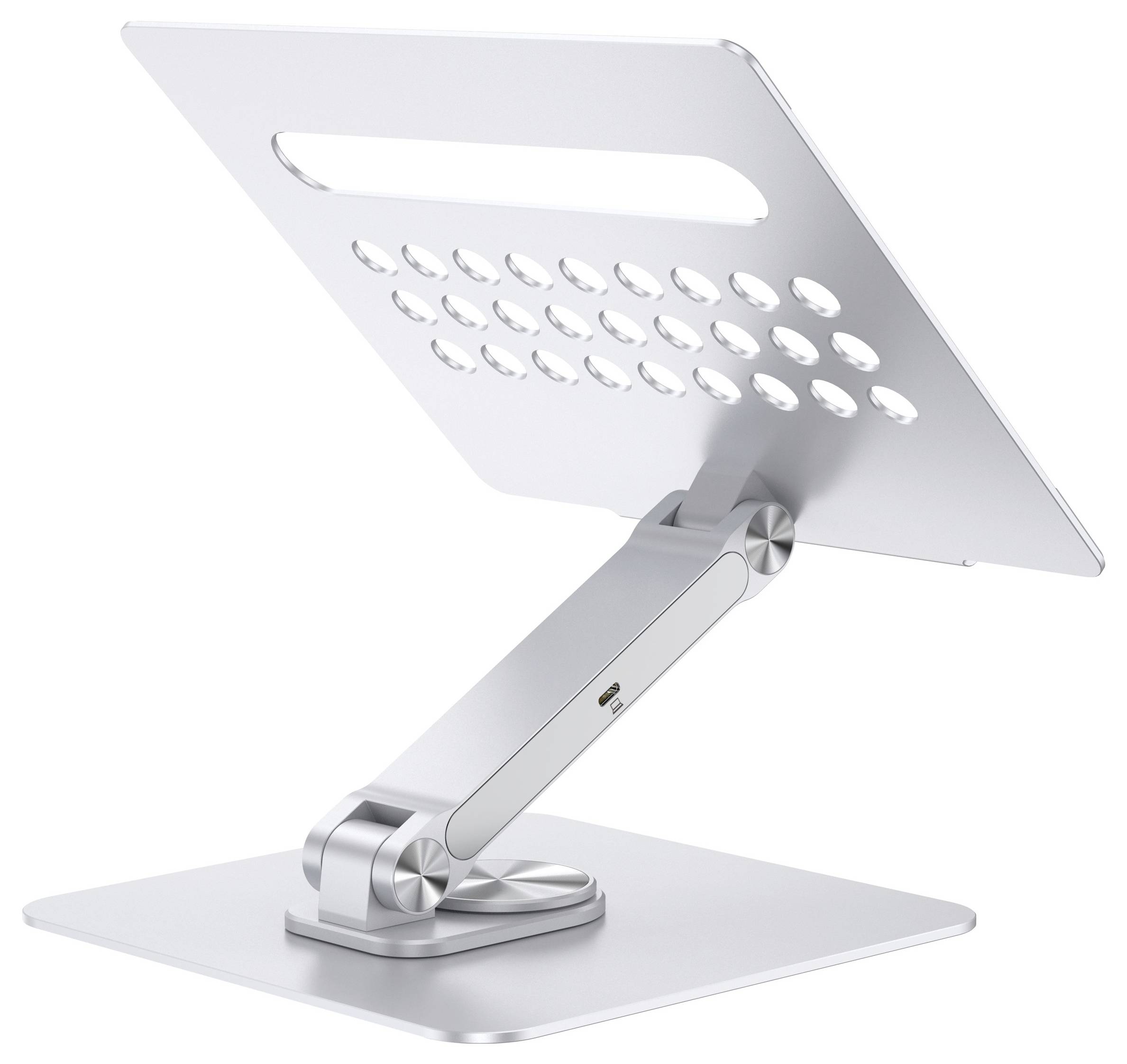 Podstawka pod notebooka Conceptronic DONN27G Laptop Stand with 7-in-1 USB 3.2 regulacja wysokości, obrotowy, funkcja hub-2
