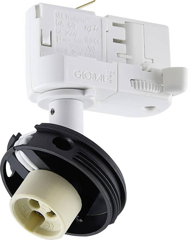 3-fazowe oświetlenie Deko Light Can Base GU10 7.5 W   biały (RAL 9003)<b> </b>