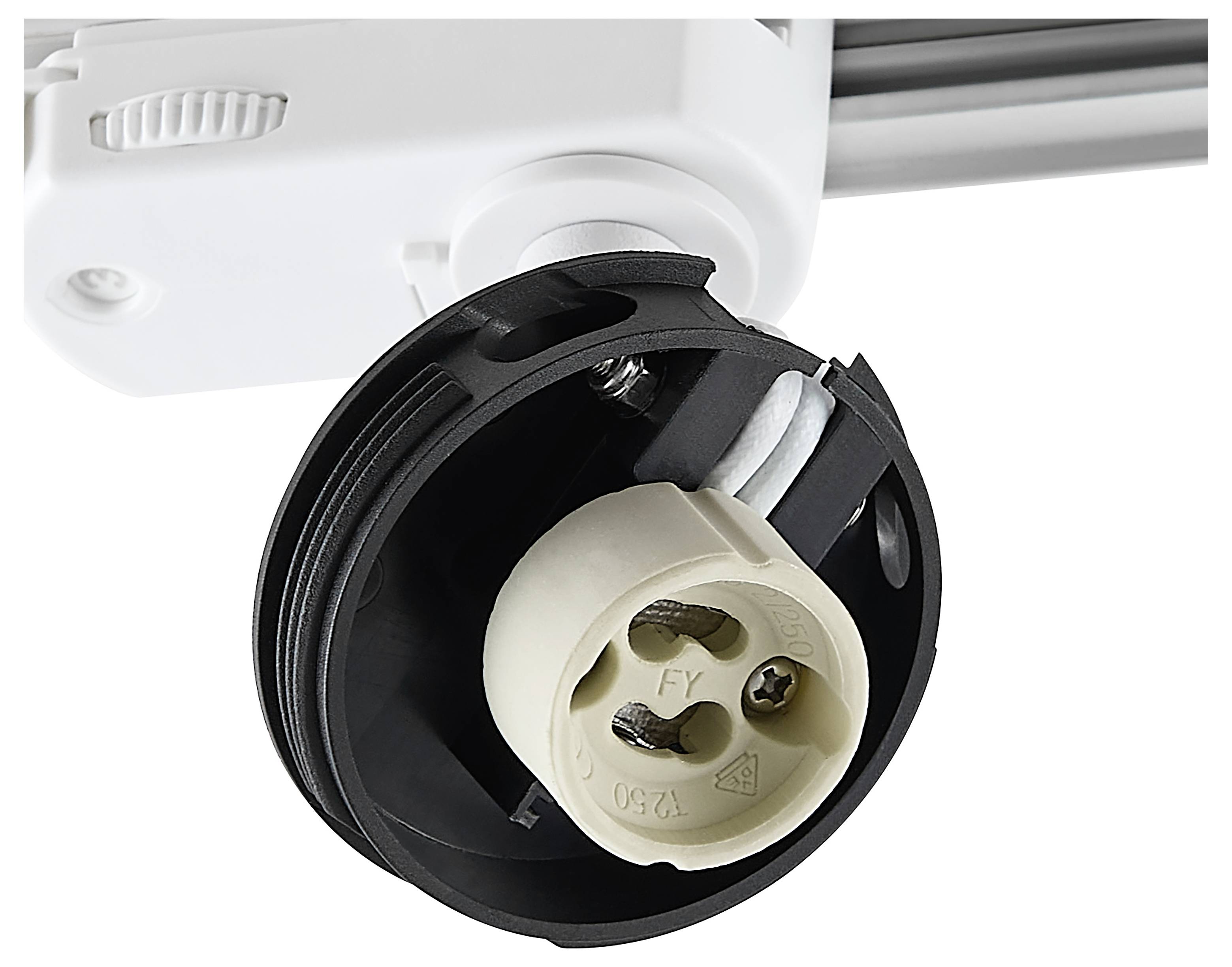3-fazowe oświetlenie Deko Light Can Base GU10 7.5 W biały (RAL 9003)-1