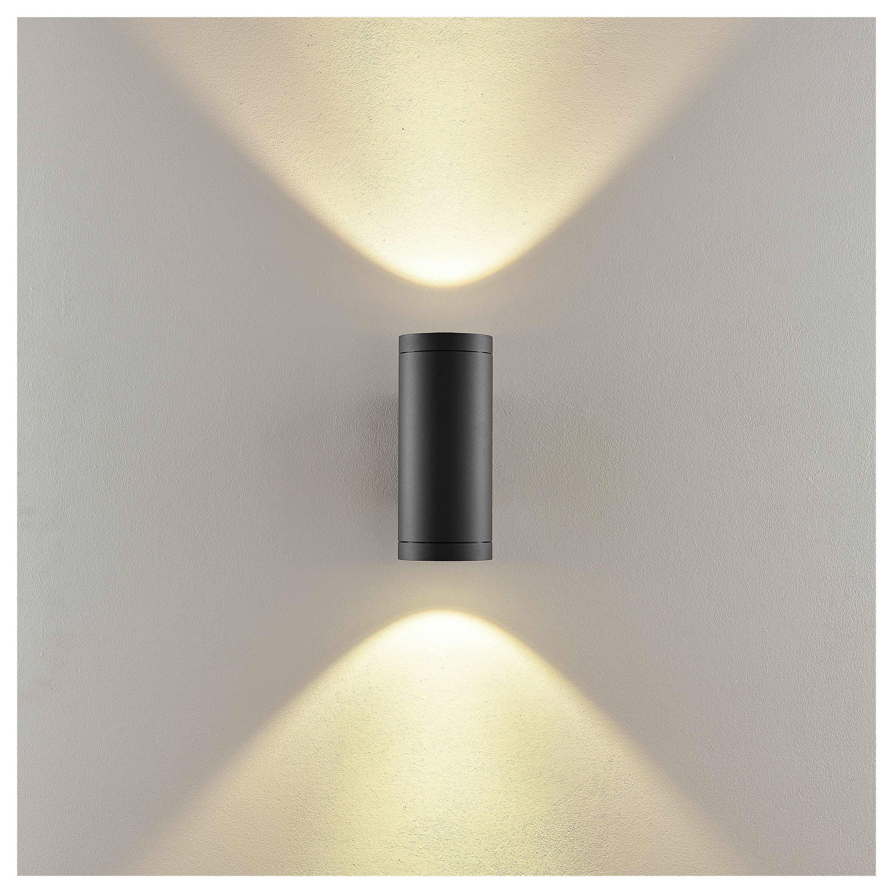 Lampa ścienna Deko Light ShoreLine Pro Round Up+Down 731194 20 W grafitowy szary (ral 7024)-3