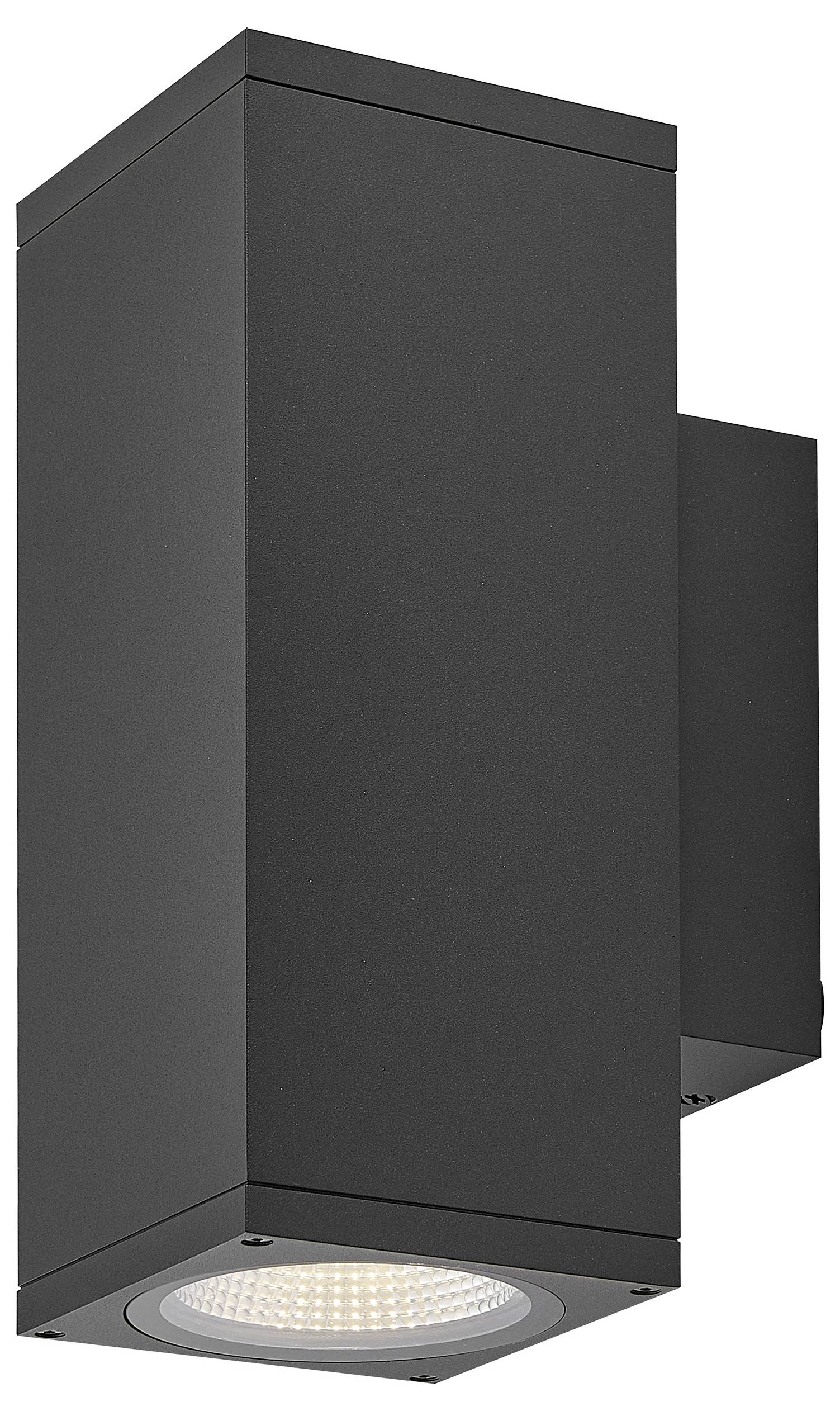 Lampa ścienna Deko Light ShoreLine Pro Square Up+Down 731200 21 W grafitowy szary (ral 7024)-1