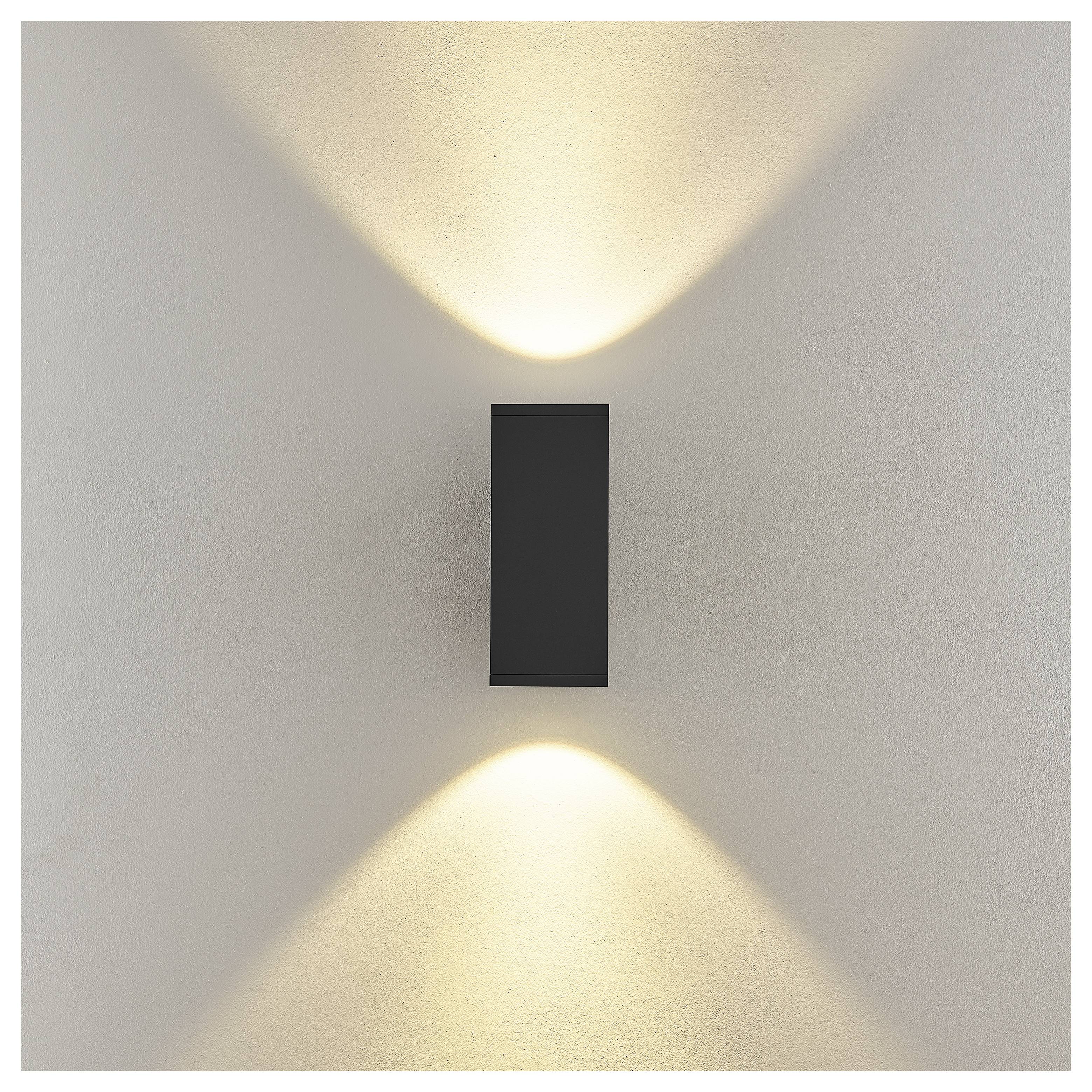 Lampa ścienna Deko Light ShoreLine Pro Square Up+Down 731200 21 W grafitowy szary (ral 7024)-3