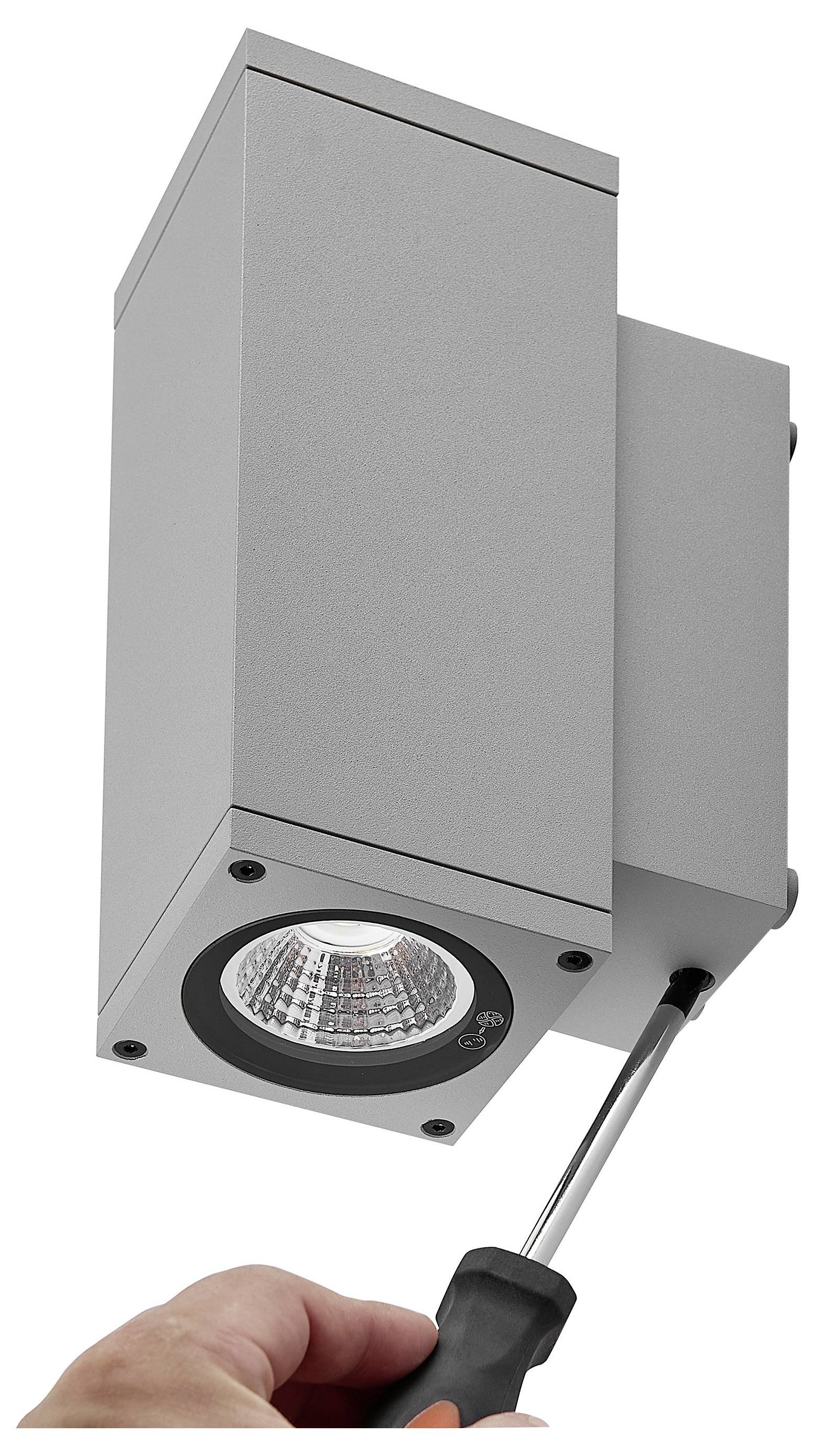 Lampa ścienna Deko Light ShoreLine Pro Square Up+Down 731208 7.5 W traffic grey (ral 7042)-5
