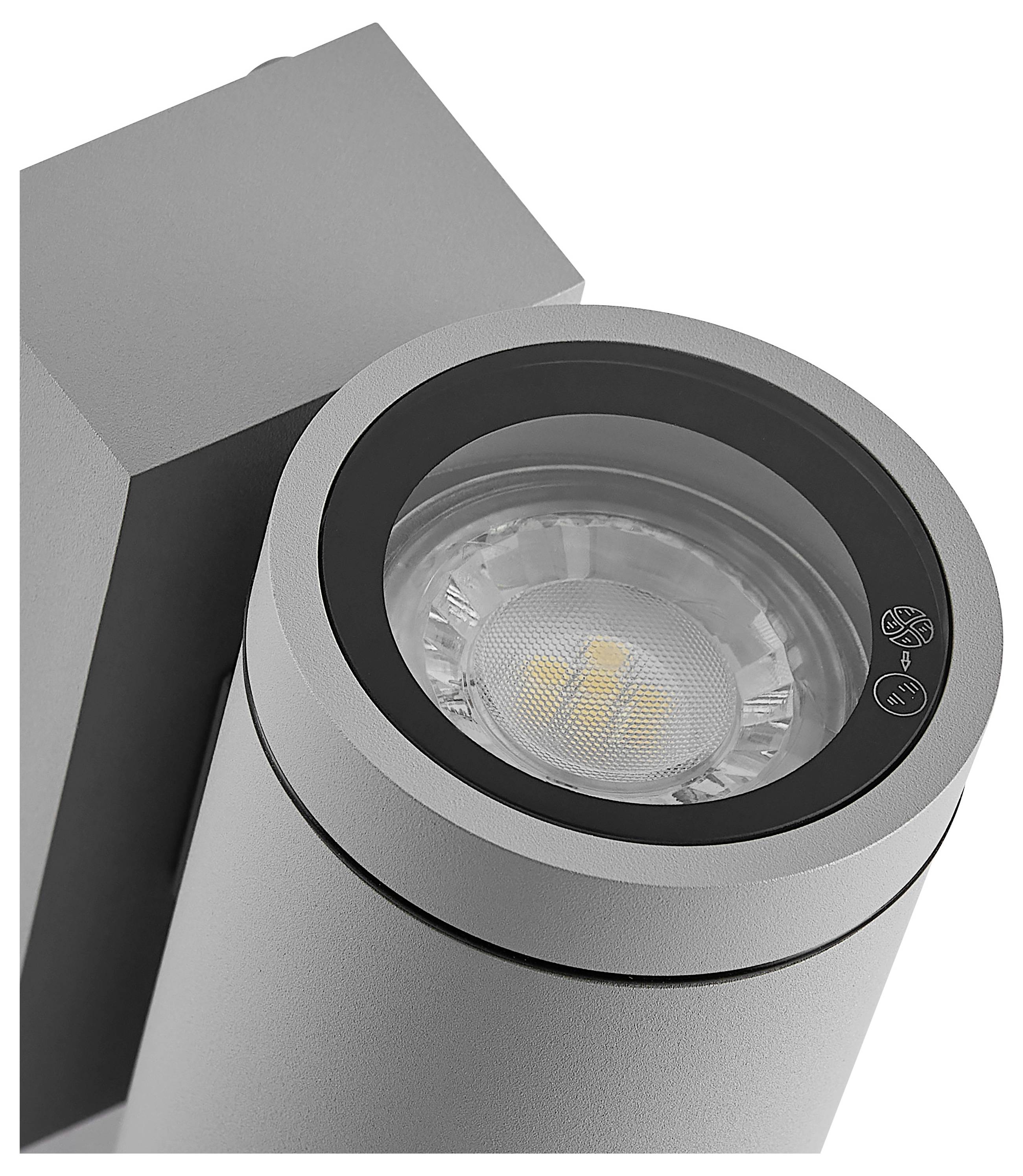 Lampa ścienna Deko Light ShoreLine Pro Round Up+Down 731214 7.5 W traffic grey (ral 7042)-5