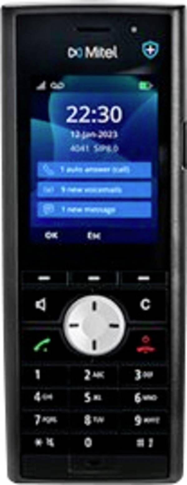 Mitel 722dt DECT Handset Słuchawka bezprzewodowa czarny