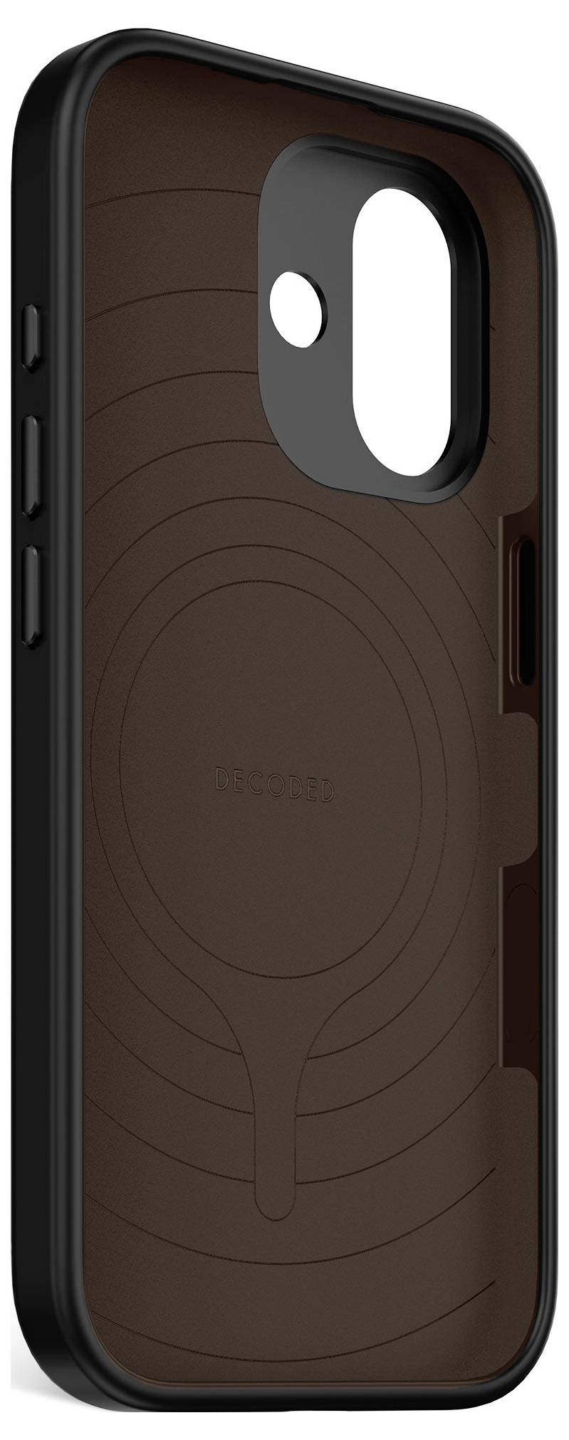 Decoded Decoded AntiMicrobial Silicone Backcover Futerał backcase iPhone 17 czarny D25IPO17BCS9PK-2