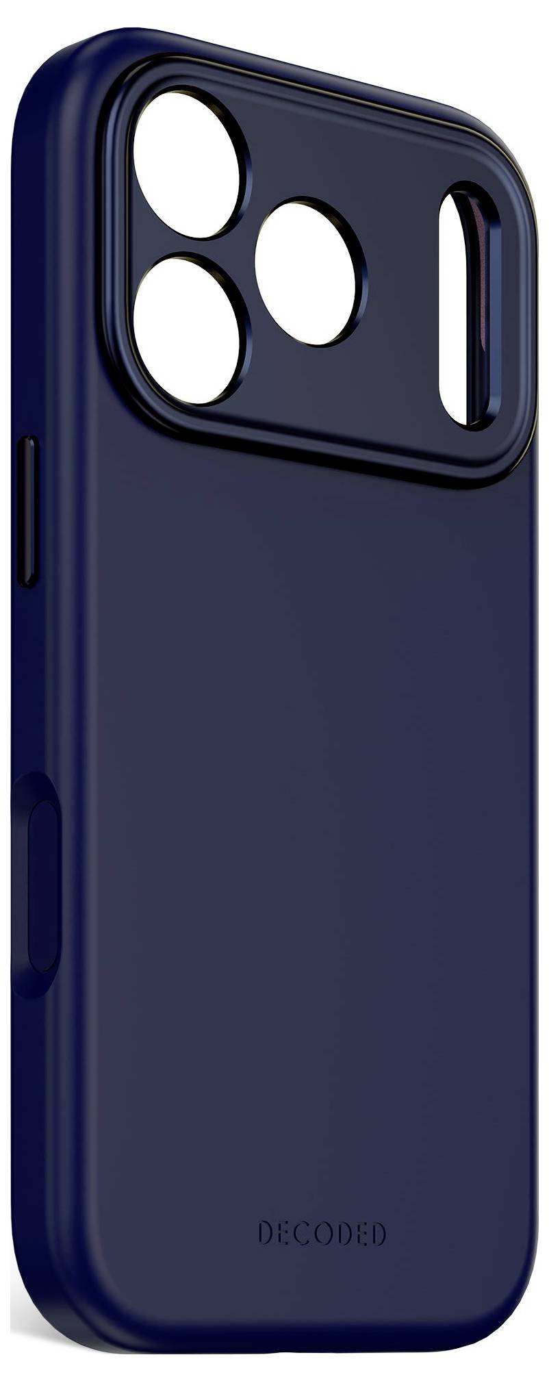Decoded AntiMicrobial Silicone Futerał backcase iPhone 17 Pro granatowy D25IPO17PBCS9TY-1