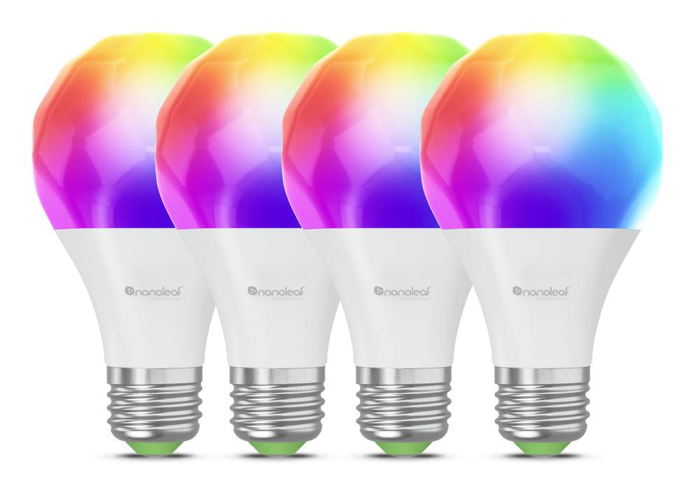 Nanoleaf Aurora Zestaw czterech żarówek LED EEK: F (A - G)-0
