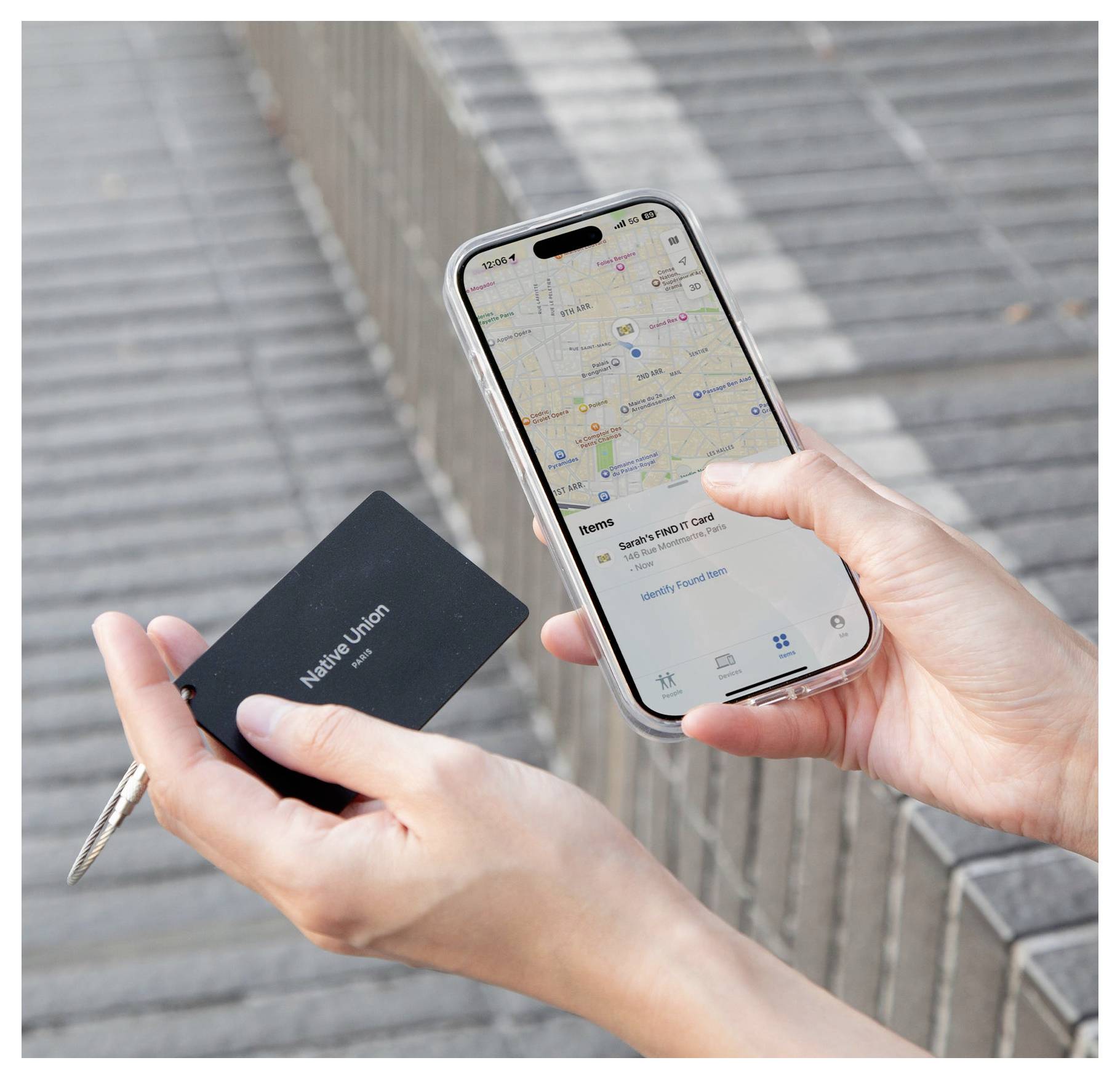 Native Union Native Union FindIt Card Black Lokalizator czarny-8
