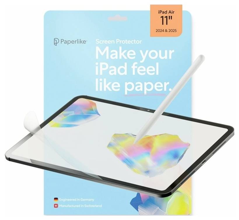 Paperlike 3 Displayschutzfolie for iPad Film de protection pour écran Apple IPad 11 pouces iPad Air (M2, M3) 1 pc(s) PL3-10-24 — Photo 3 sur 3