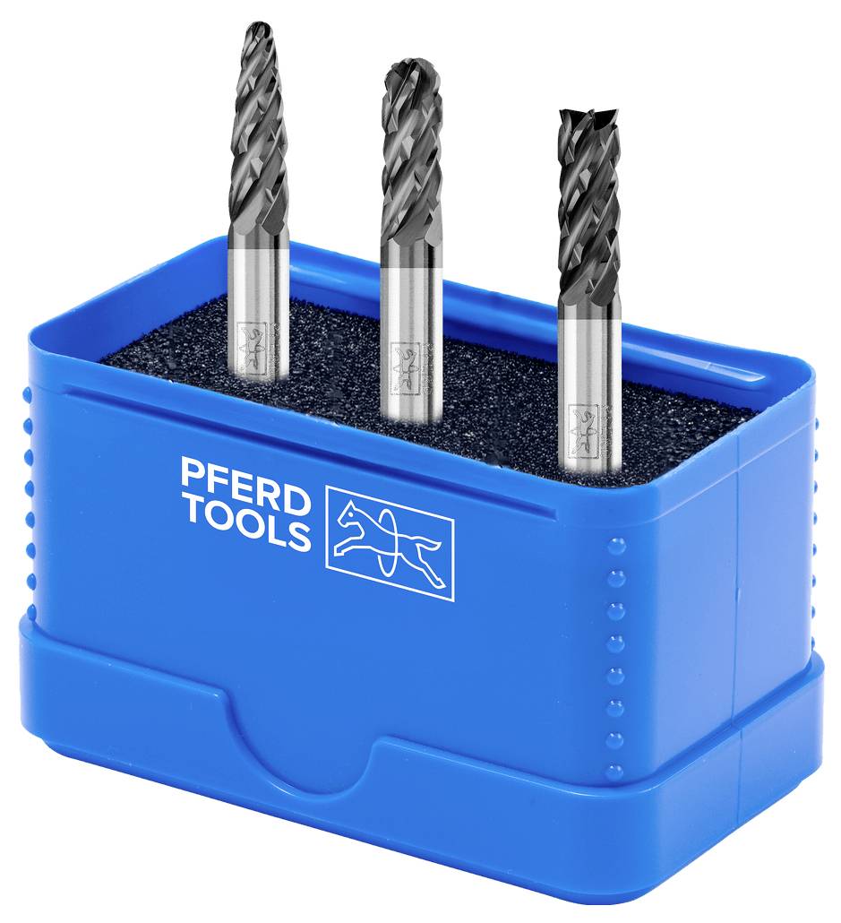 Zestaw frezów PFERD TOOLS 1806 STEEL 3TLG HC-FEP 21901805, 6 mm , 1 zest.-2