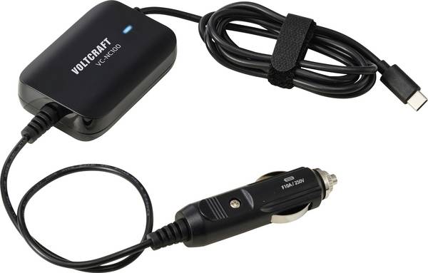 VOLTCRAFT VC-NC100 Ładowarka USB 65 W czarny samochód osobowy USB Power Delivery (USB-PD)