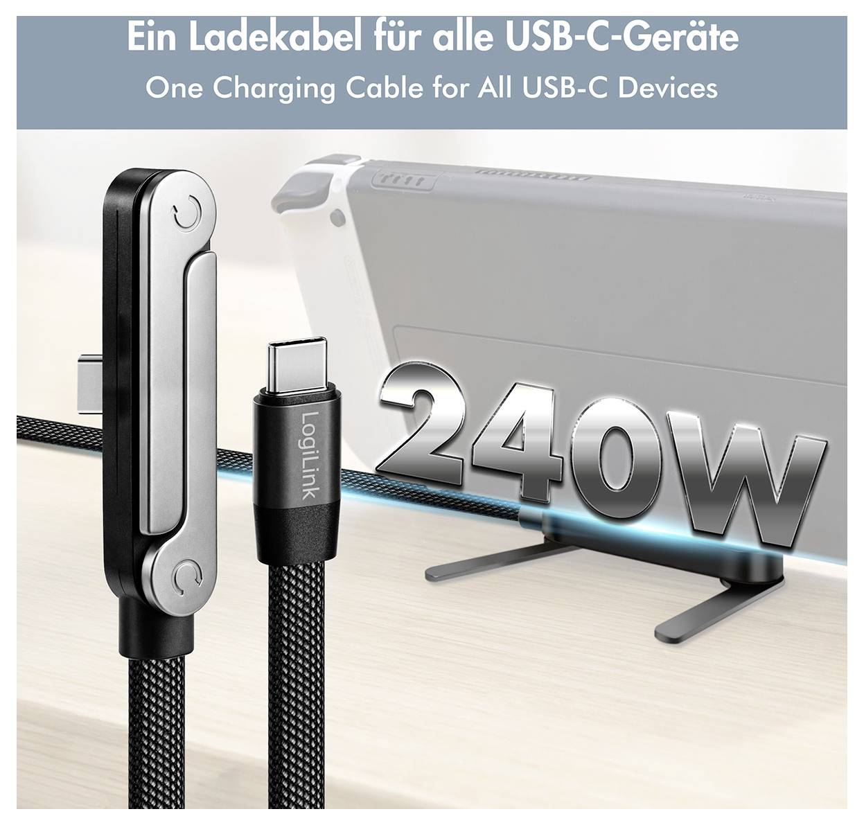 Кабель LogiLink USB-C USB 2.0 штекер USB-C® 1,5 м черный CU0450