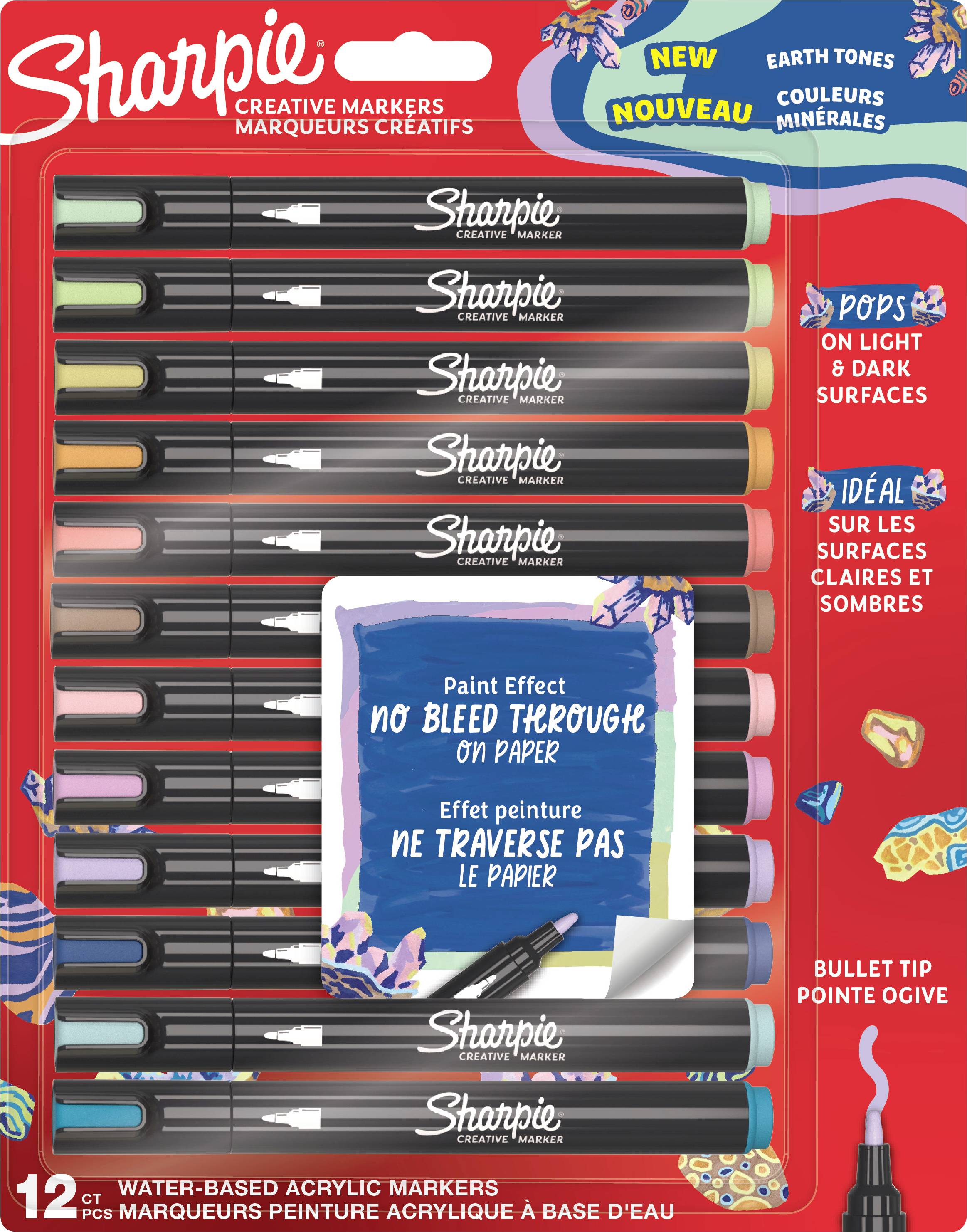 Маркер Sharpie 2213421 2213421, 12 цветов.