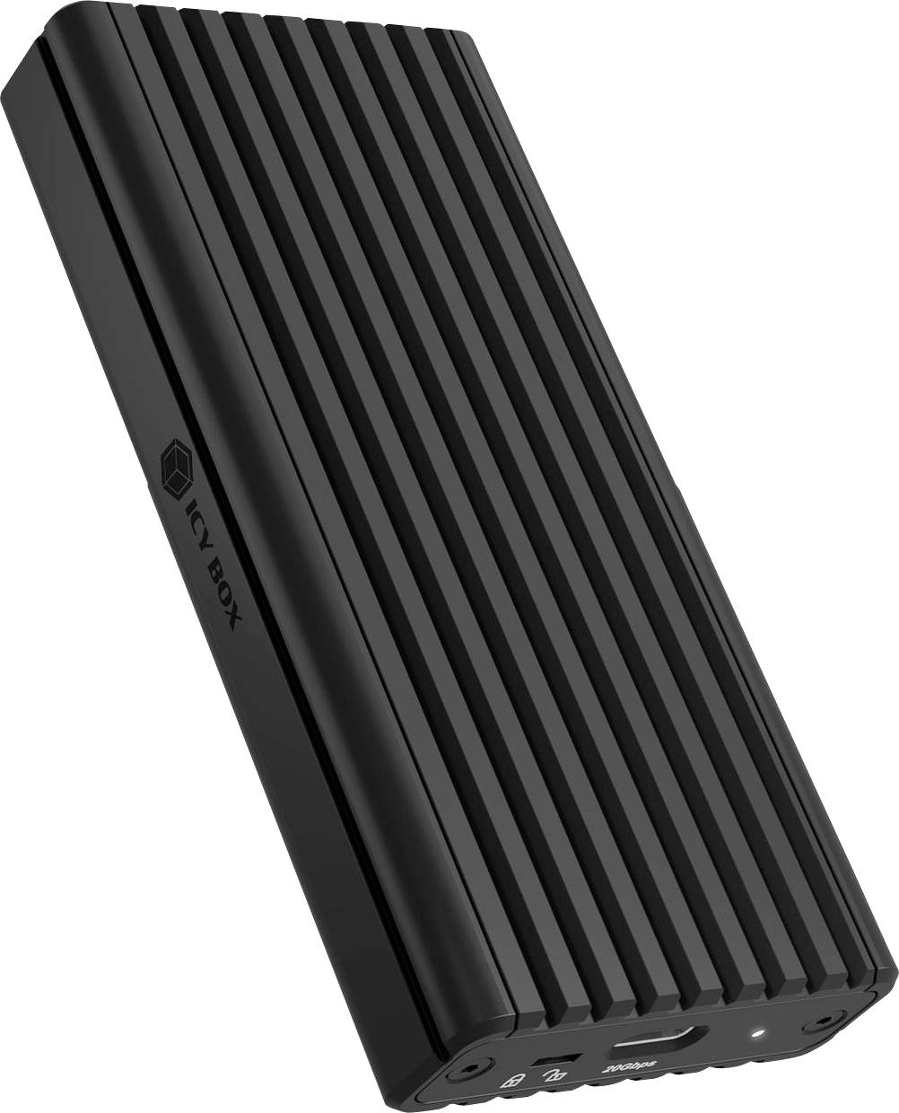 Корпус для M.2 SSD ICY BOX IB-1917M-C32a, USB-C®, USB 3.2 (Gen 2x2), 20 Гбит/с, M.2 PCIe, NVMe, 2230, 2242, 2260, 2280, 61163