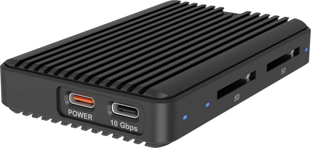 Корпус для M.2 SSD-накопителей ICY BOX IB-CR602M-C31, USB-C® (USB 3.2 Gen 2), 10 Гбит/с, M.2 PCIe NVMe, M.2 SATA, 2280 61154