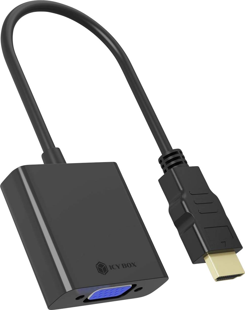 HDMI, VGA адаптер ICY BOX IB-AC502a 61119, 200 мм