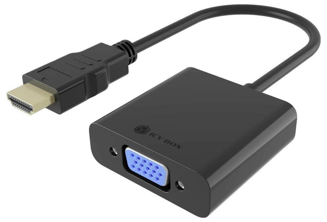 HDMI, VGA адаптер ICY BOX IB-AC502a 61119, 200 мм