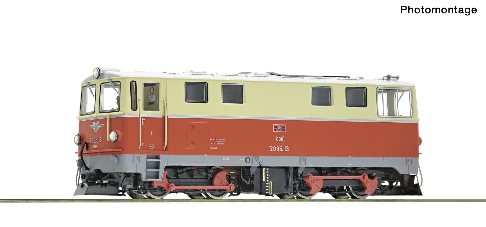 Roco 7550007 Lokomotywa spalinowa H0e 2095.13 (DCC) Lokomotywa spalinowa Austriackich Kolei Federalnych