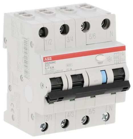 Wyłącznik różnicowoprądowy/automatyczny ABB 2CSR256140R2137 13 A 0.1 A 415 V-2