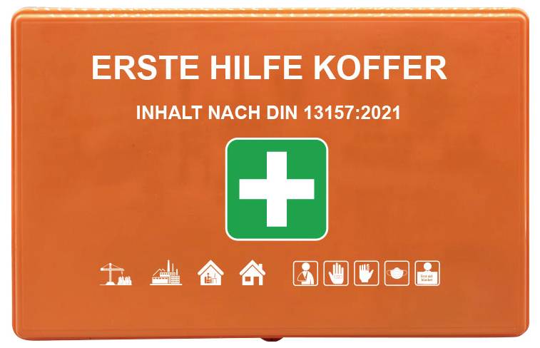besTreat DIN13157-2021 200A PP box Apteczka pierwszej pomocy dorosły, Maszyny budowlane, rolnictwo (D x S x W) 273 x 177 x 80 mm 1 szt.