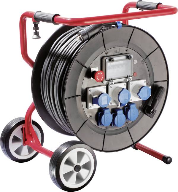 Bęben kablowy AS Schwabe Mammut 826404, 230 V, 16 A, 80 m