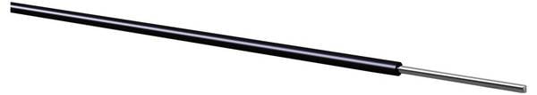 Kabeltronik 070110009 Przewód połączeniowy Yv 1 x 1 mm² czarny 100 m