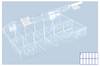 Hünersdorff 612400 Skrzynka do przechowywania PS-CLASSIC (D x S x W) 225 x 335 x 55 mm kryształowo-czysty 1 szt.