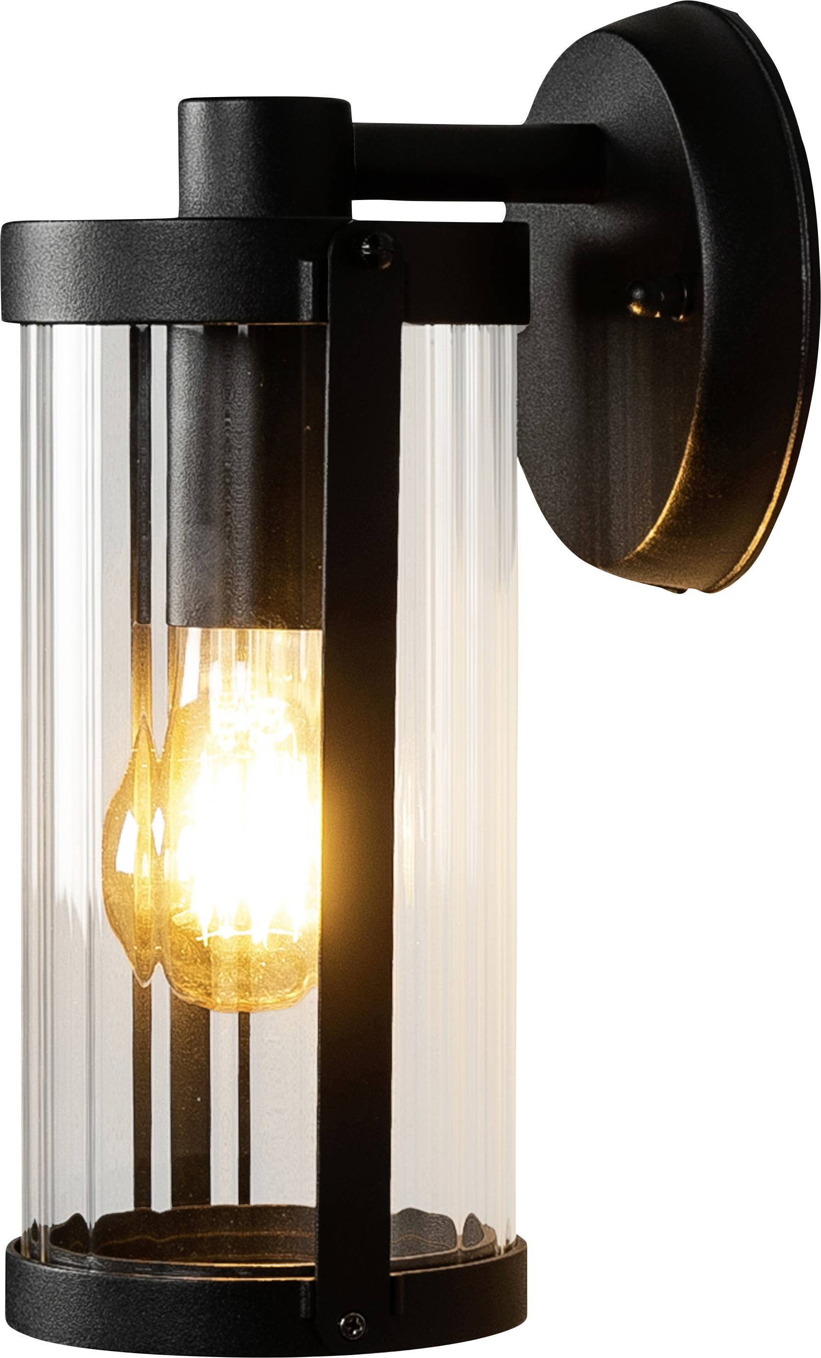 Konstsmide 7361-751 Buitenlamp (wand) E27 Zwart