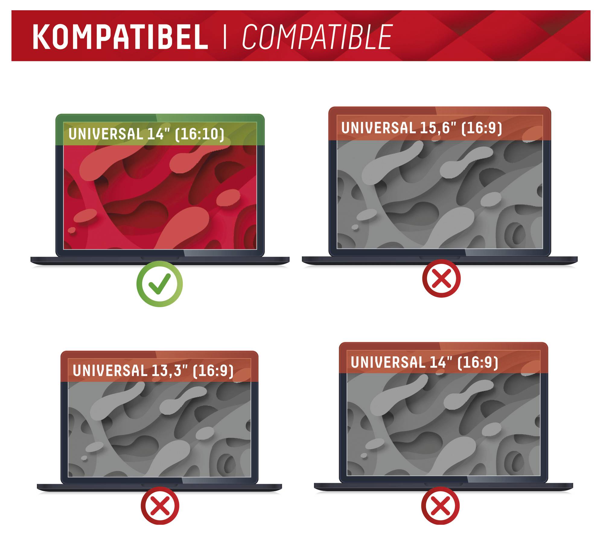 DISPLEX Privacy Safe Folia ochronna na wyświetlacz z funkcją ochrony prywatności Universell Uniwersalny 1 szt. osłona bo-7