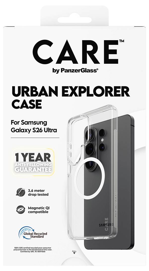 PanzerGlass CARE Urban Explorer Futerał backcase Samsung Galaxy S26 Ultra przeźroczysty Ładowarka indukcyjna CR33544-3