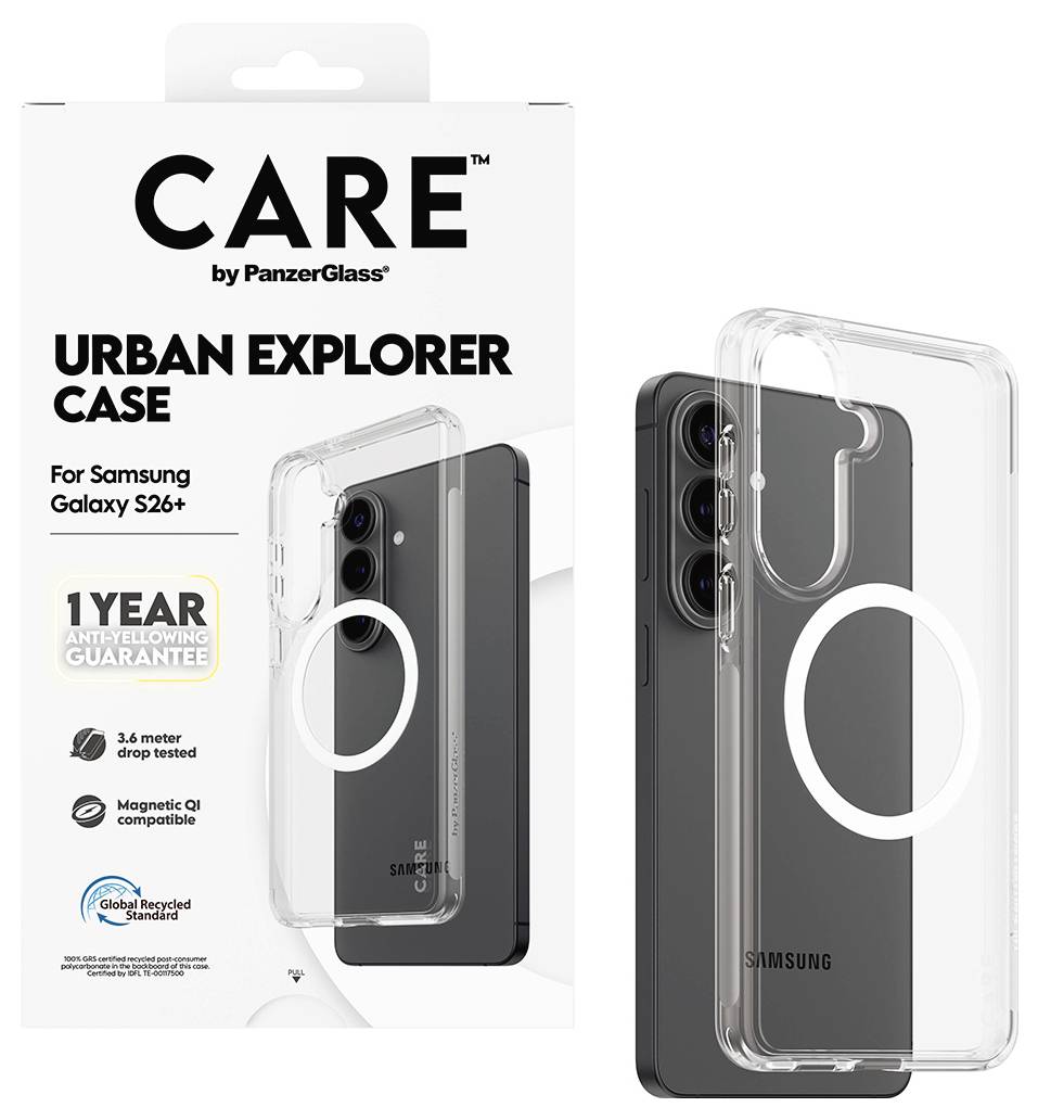 PanzerGlass CARE Urban Explorer Futerał backcase Samsung Galaxy S26+ przeźroczysty Ładowarka indukcyjna CR70254-2