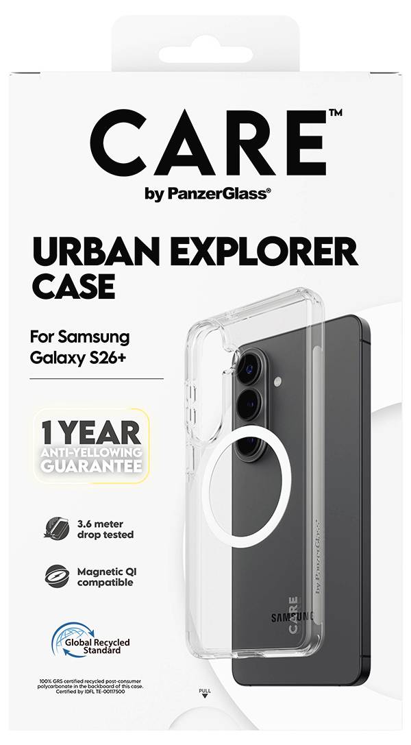 PanzerGlass CARE Urban Explorer Futerał backcase Samsung Galaxy S26+ przeźroczysty Ładowarka indukcyjna CR70254-3