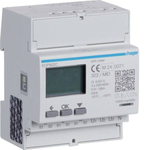 Hager ECP302C Licznik energii cyfrowy 1 szt.