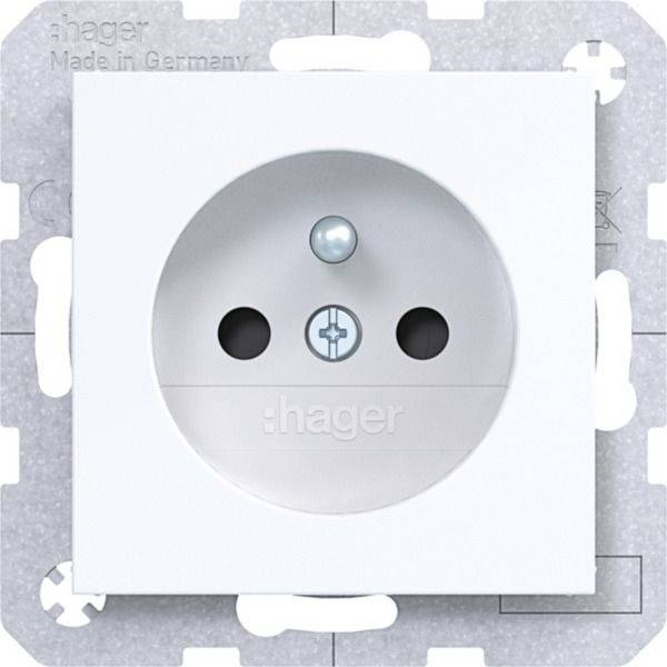 Hager #####Lichtweiß (glänzend) WAS1600WG 1 szt.