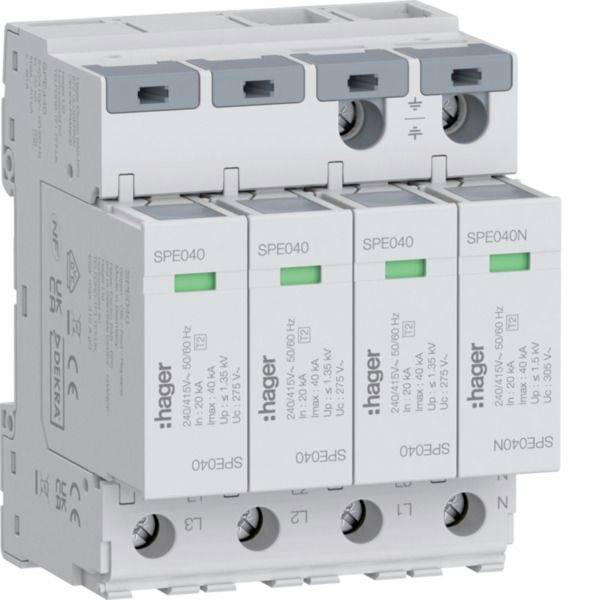 Ogranicznik przepięć Hager SPE440 1 szt.