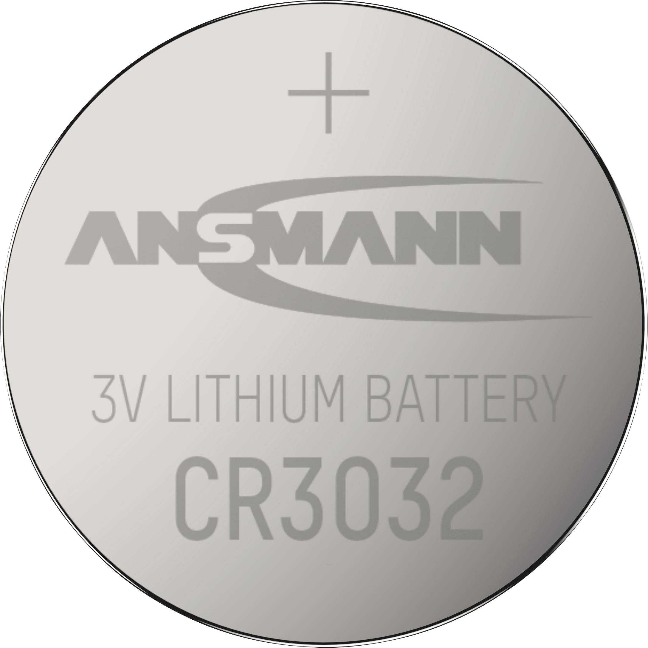 Кнопочная батарейка BR 3032 Ansmann 3 В, 1 шт., 550 мАч, литиевая.