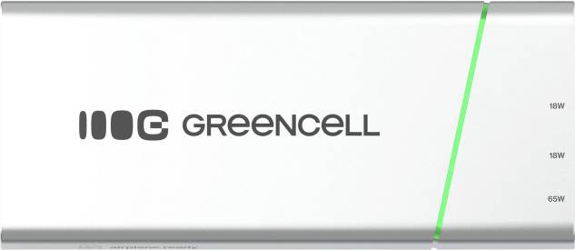 Powerbank Green Cell GC- PBPLGC20P 26800 мАч, быстрая зарядка, Power Delivery, литий-ионный аккумулятор, USB-C®