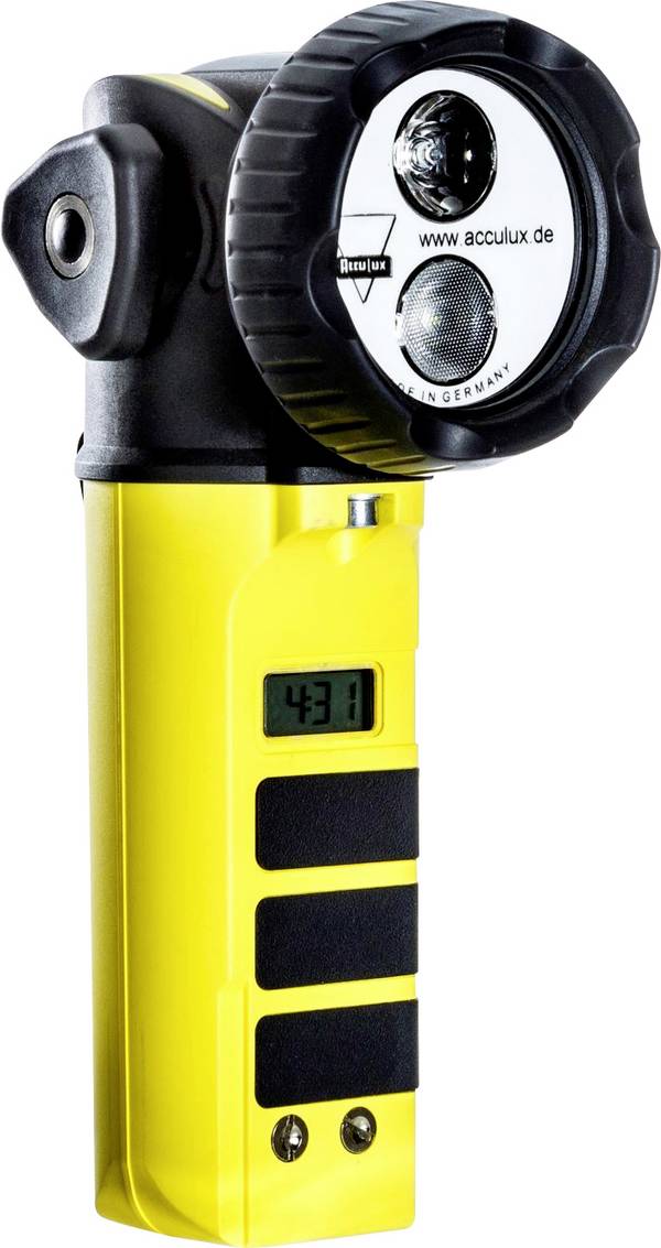Lampa ręczna AccuLux HL 35 EX HIGH POWER 458681 450 lm żółty/czarny